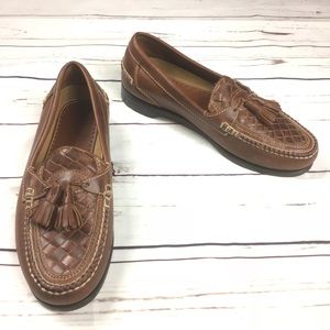 Johnston & Murphy Men's 10 M Woven Moccasin Loafer
